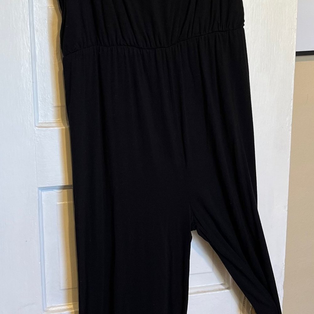 Lulu's Black Sleeveless Wide-Leg Jumpsuit - Picture 6 of 14